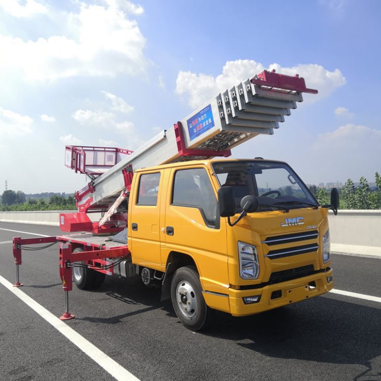 淄博淄川出租云梯车电话 水泥上楼